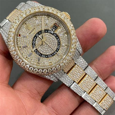 moissanite rolex watches for sale.